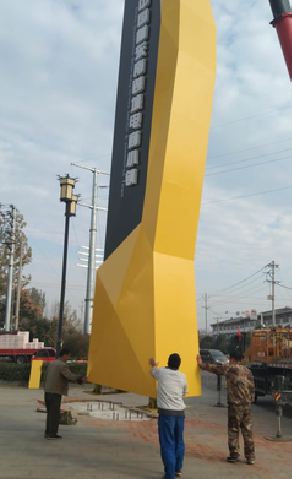 范县标识标牌的安装方法。