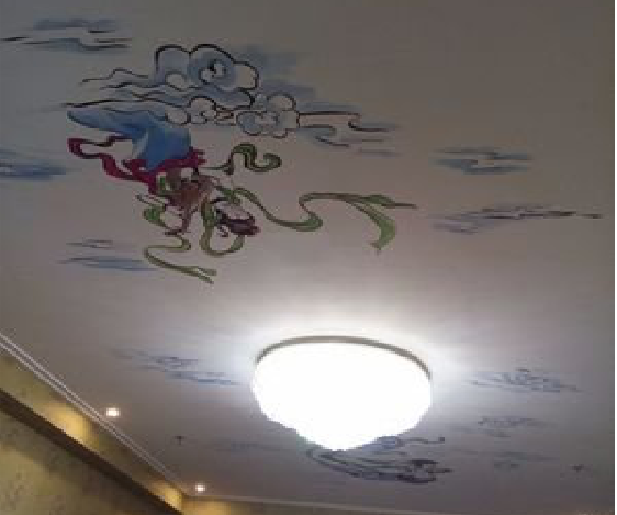 范县如何快速绘制天花板上的手绘墙?