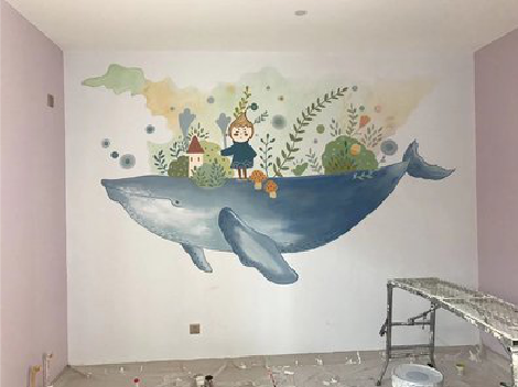 范县手绘墙的特点及优势。